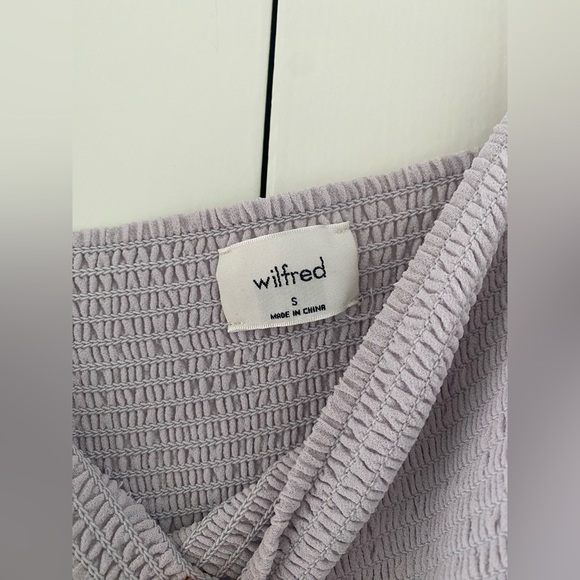 Aritzia (Wilfred) - Mini Tempest Dress in Lavender - Picture 2 of 2